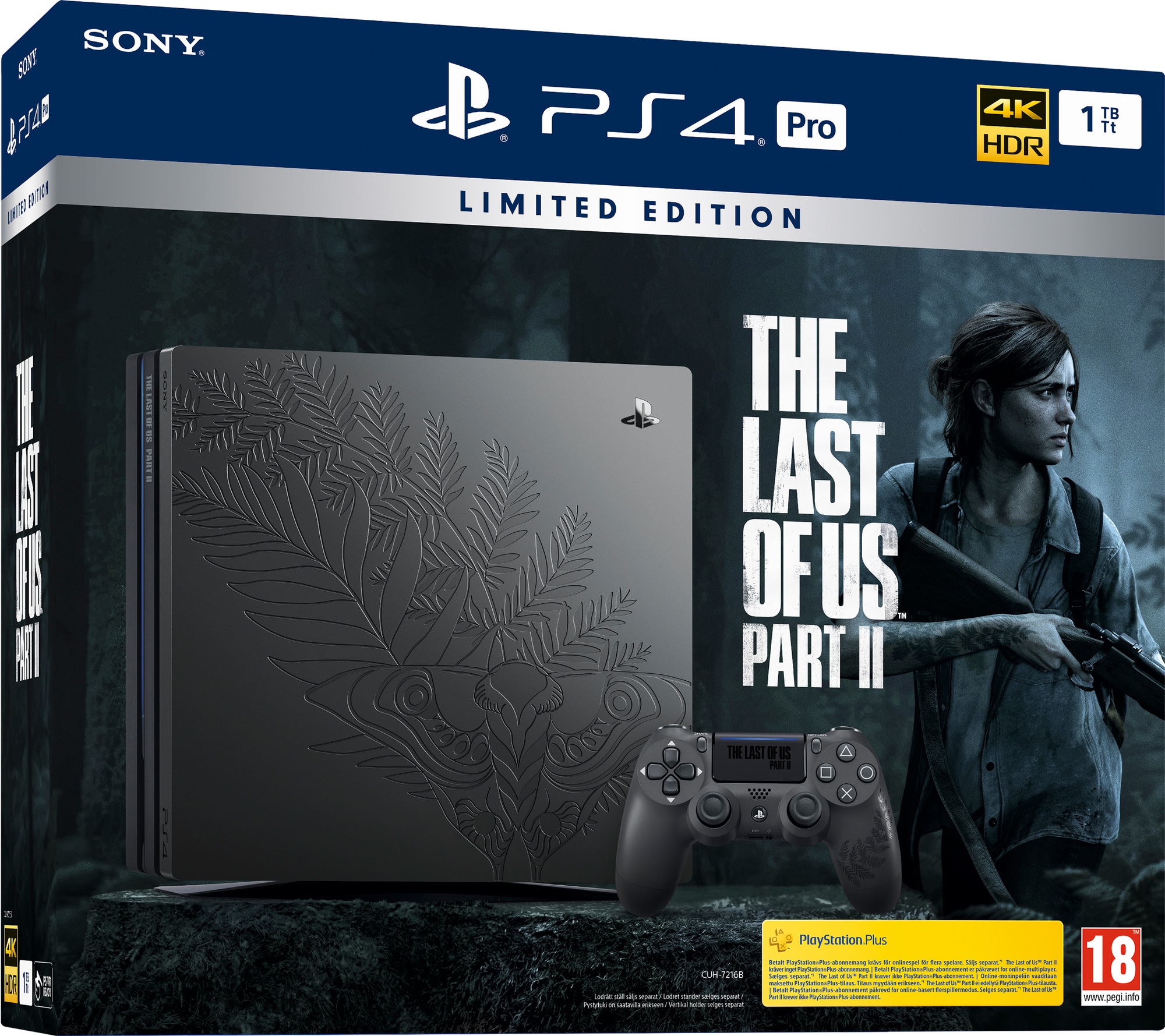 PlayStation 4 Pro 1 TB: The Last of Us Part II limited edition | Elgiganten