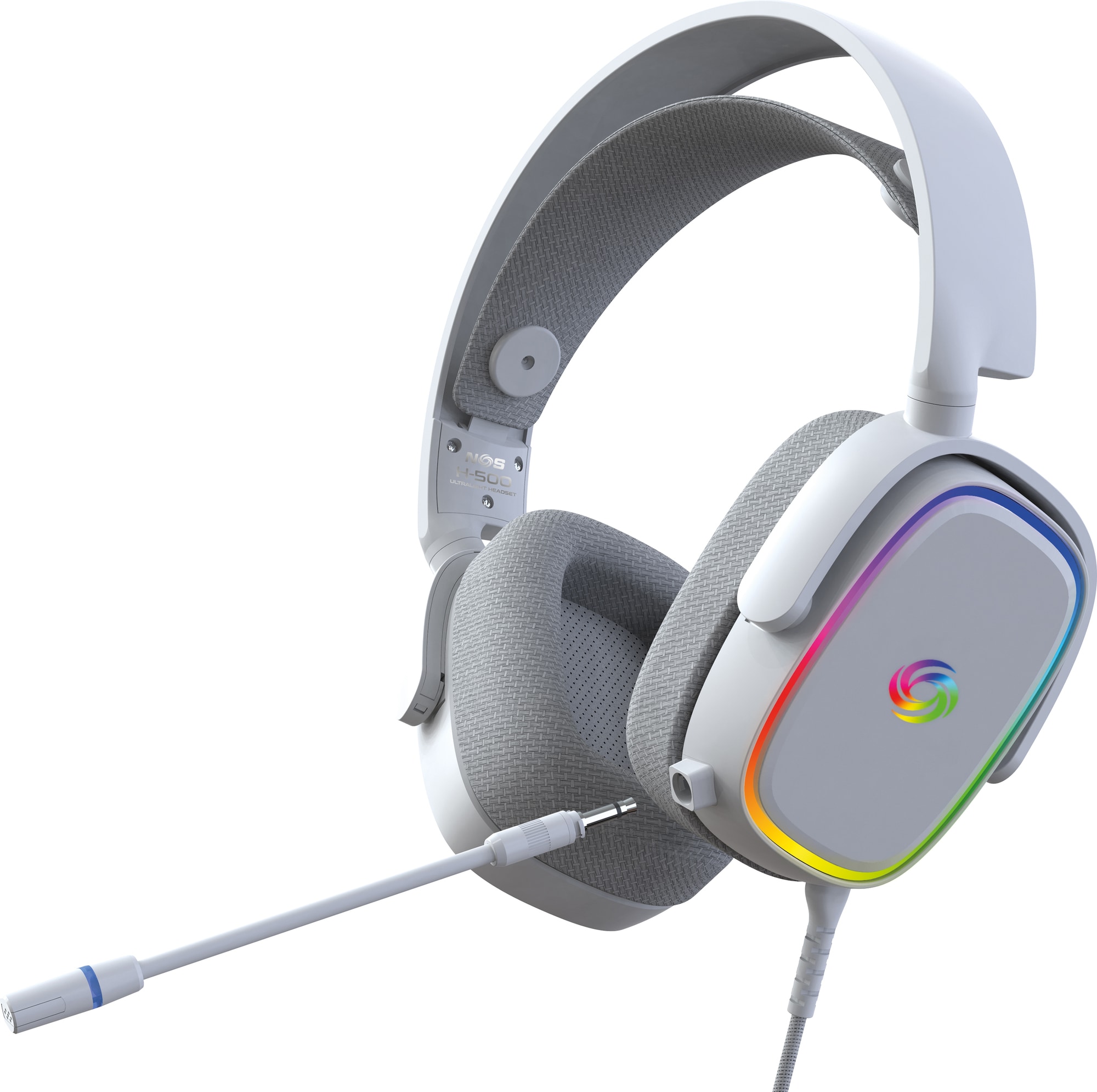 NOS H-500 gaming headset (hvid) | Elgiganten
