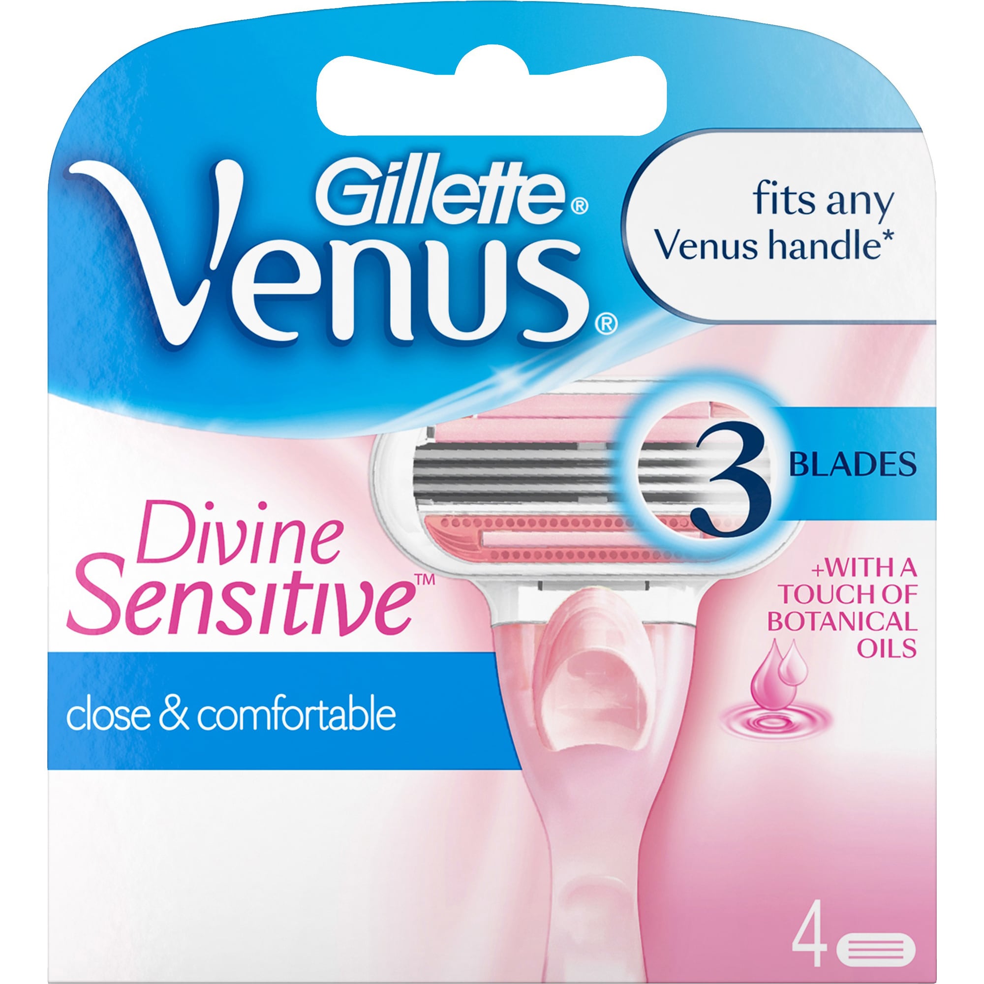 Gillette Venus Divine Sensitive barberblade værdipakke ...