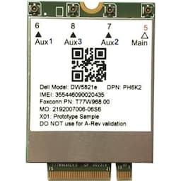 Dell Kit Qualcomm Snapdragon X20 4G LTE kort (M.2 PCIe)