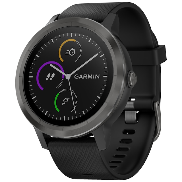 Garmin Vivoactive 3 GPS sportsur (sort/slate)