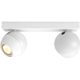 Philips Hue White Ambiance Buckram spotlysskinne (hvid/2x 5,5W GU10)