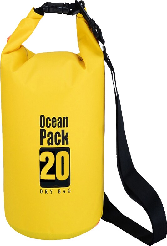 Hello Dry Bag 20L vandtæt tør taske (gul) - Andet Udstyr & Tilbehør -  Elgiganten