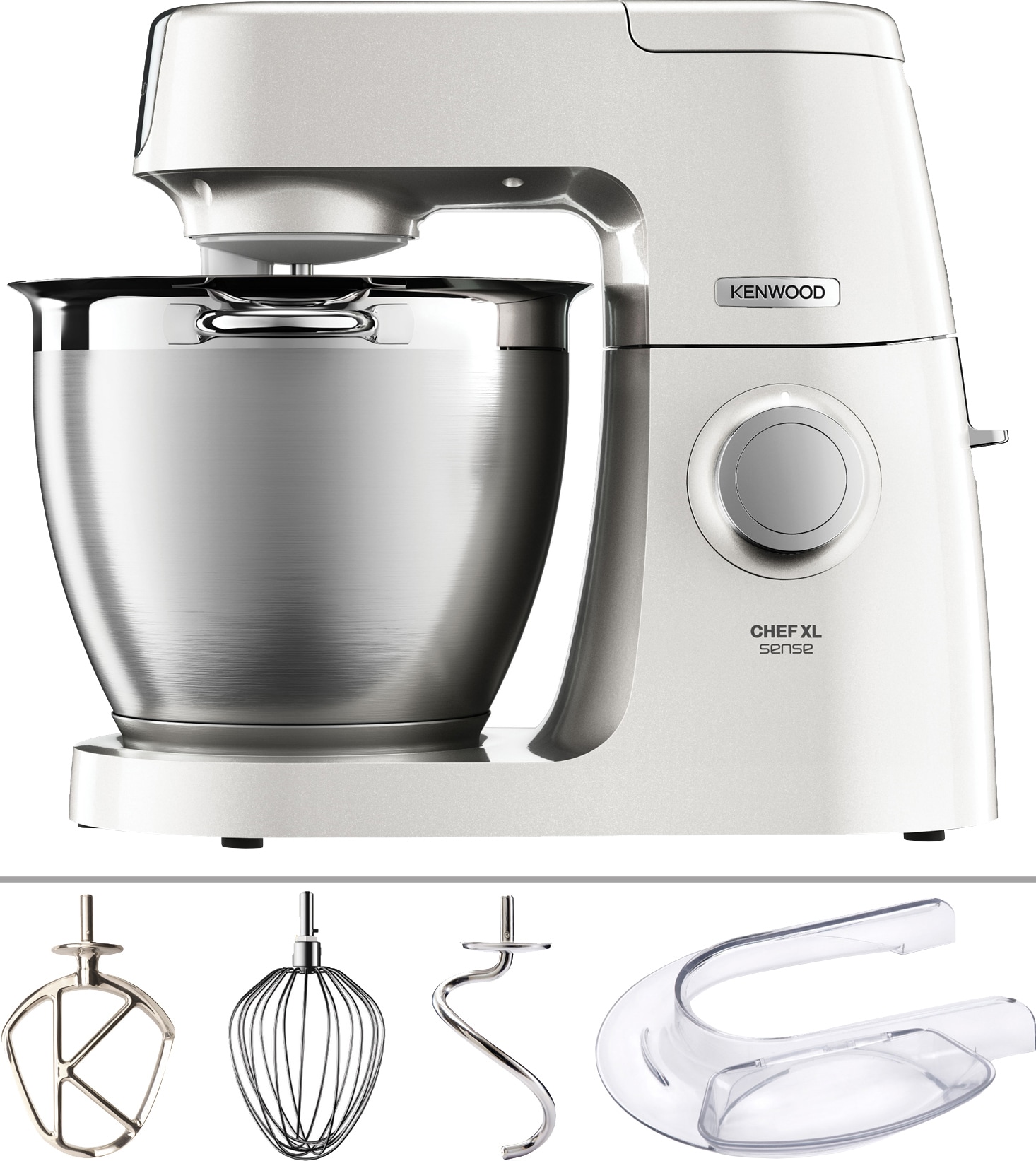 mærke Sørge over Hus Kenwood Chef Sense XL køkkenmaskine (hvid) | Elgiganten
