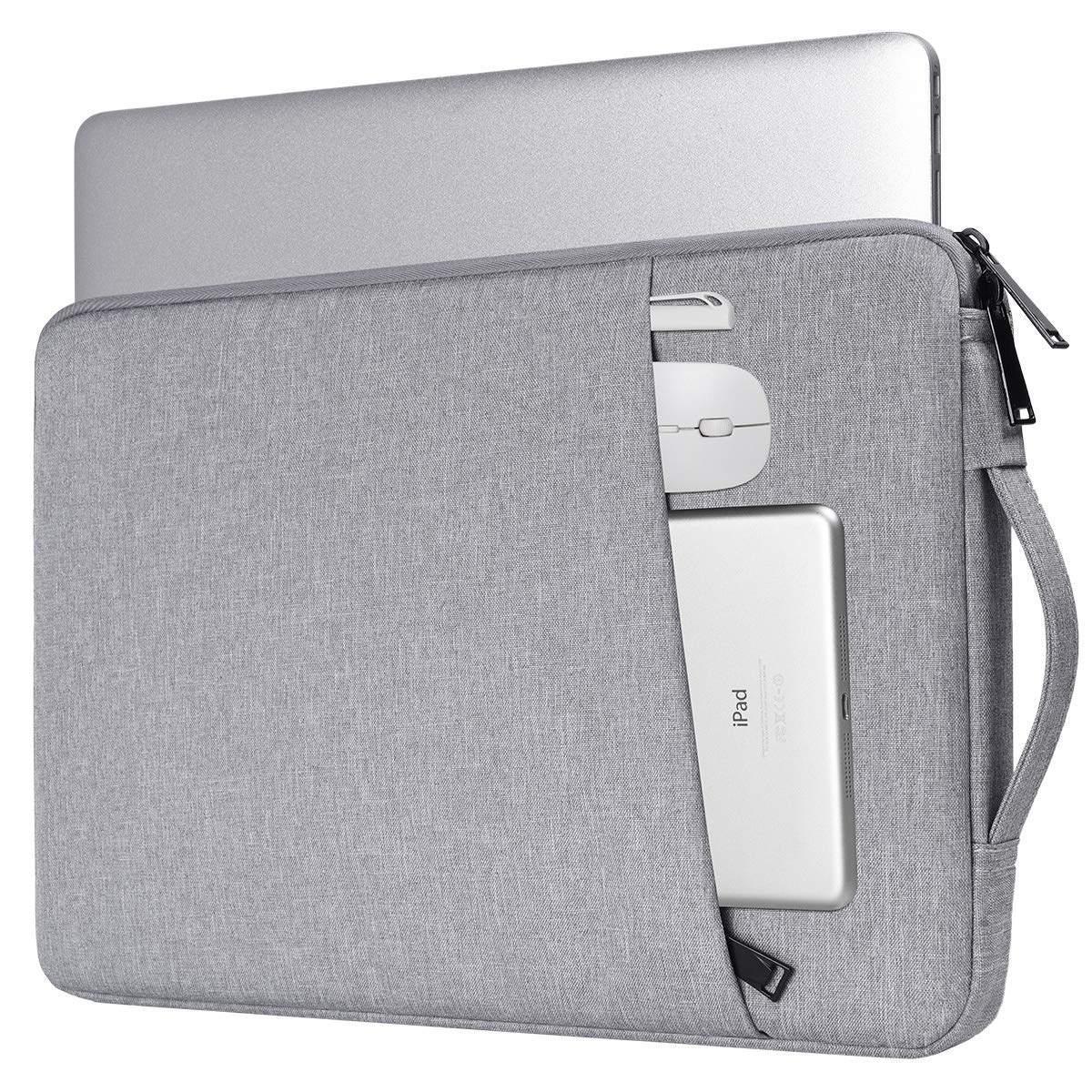 Laptop taske 14,1 tommer lærred - grå - PC tasker og sleeves - Elgiganten