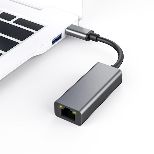 INF Netværksadapter USB-C Gigabit Ethernet | Elgiganten