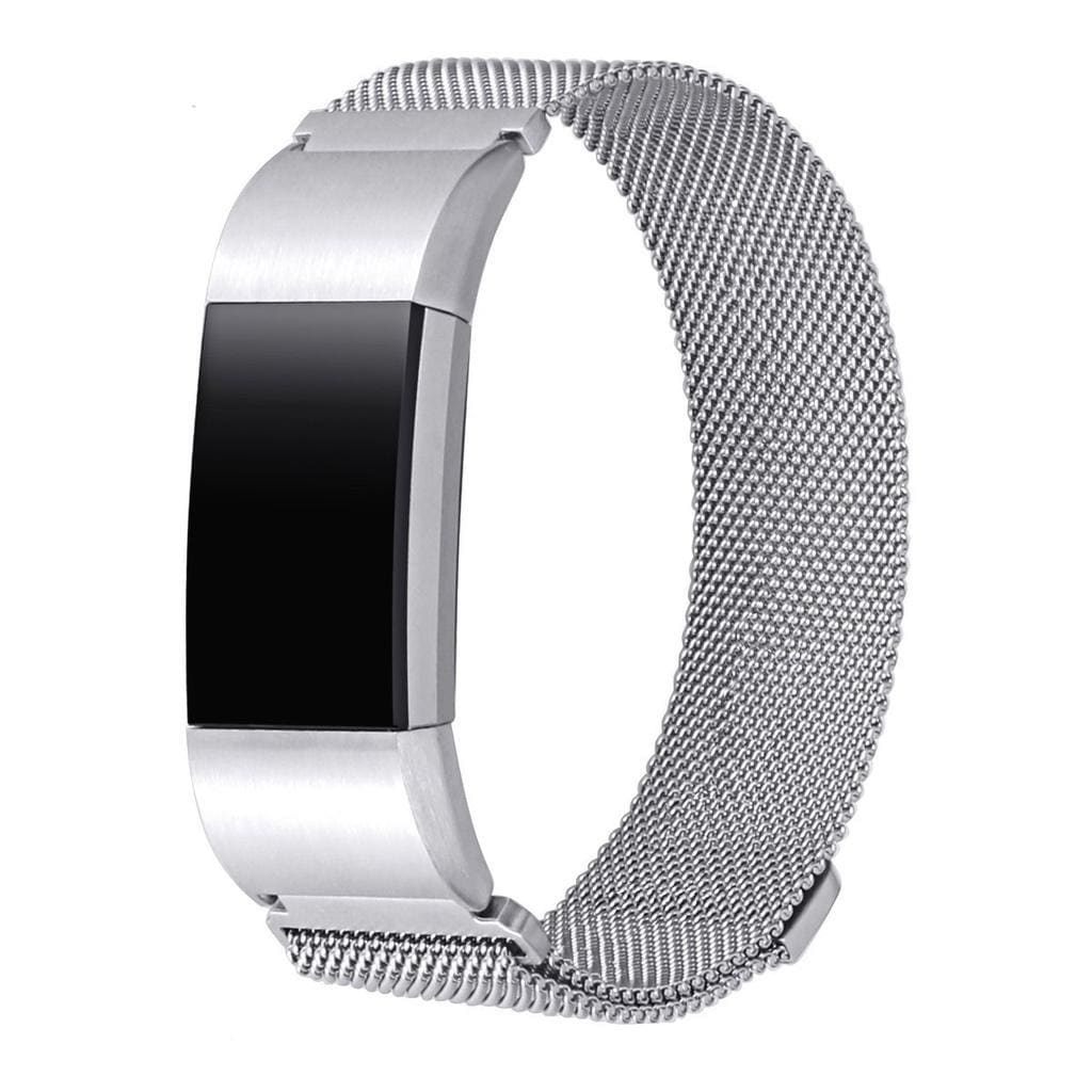 Fitbit Charge 2 – Milanesisk looparmbånd – Sølv - S - Tilbehør ure og  wearables - Elgiganten