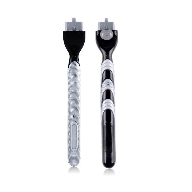 Barbermaskine til mænd - kompatibel med Gillette Mach 3-blad - sort / grå |  Elgiganten