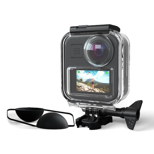 GoPro Max Action Camera Vandtæt taske sort / gennemsigtig | Elgiganten