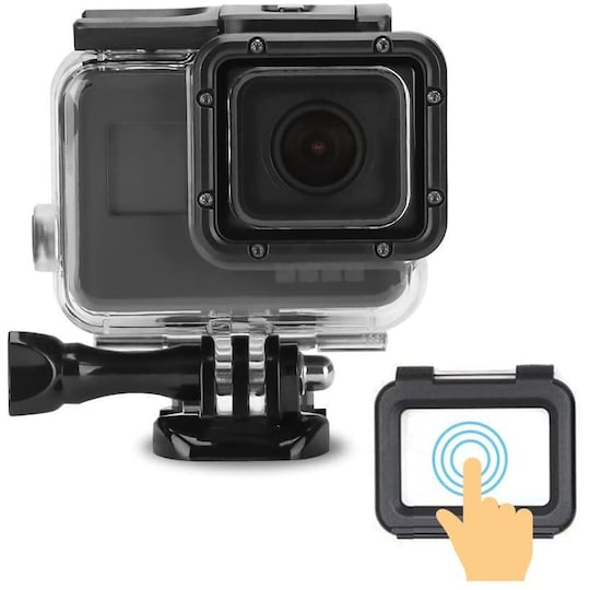GoPro Hero 8 Sort skal vandtæt Transparent / Sort | Elgiganten