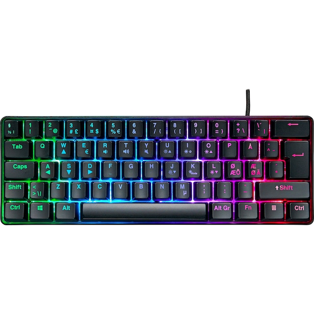 NOS C-250 MINI PRO RGB gaming tastatur