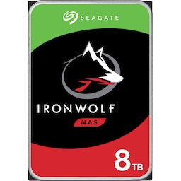 Seagate IronWolf 3,5" intern HDD til NAS (8 TB)