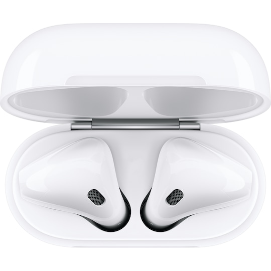 Apple AirPods (2019) trådløse hovedtelefoner med Qi-etui | Elgiganten