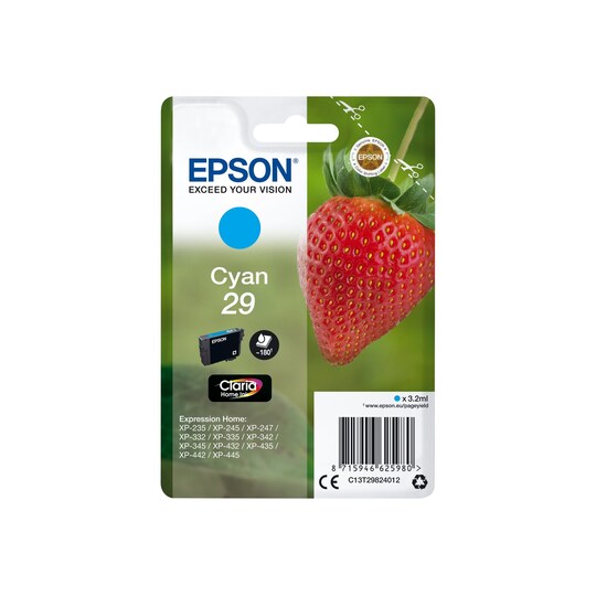 Epson 29 - cyan - original - blækpatron | Elgiganten