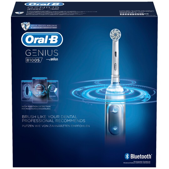 Oral-B Genius 8100S elektrisk tandbørste | Elgiganten