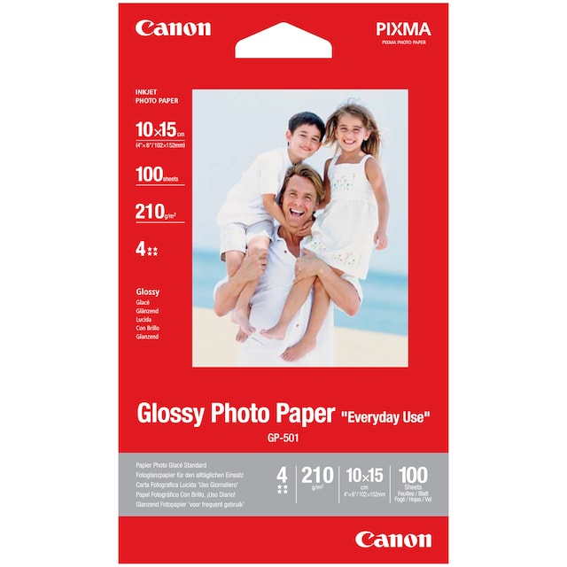 Canon glossy fotopapir GP-501 10x15 cm (100 ark)