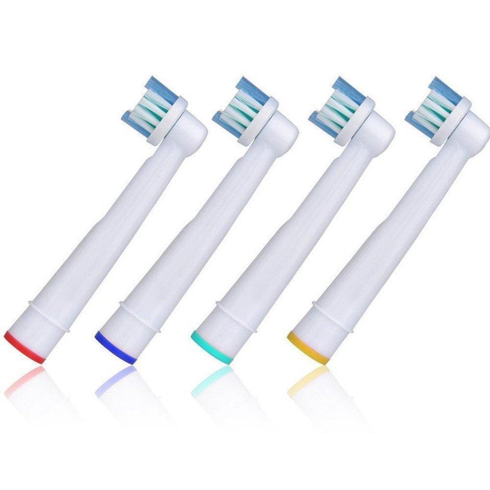 4-pack tandbørstehoveder - Braun Oral B-kompatibel - Hvid | Elgiganten