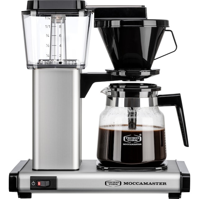 Moccamaster kaffemaskine HB731AOMS (matte silver)
