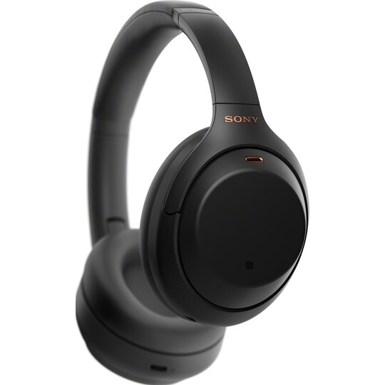 Sony trådløse around-ear høretelefoner WH-1000XM4 (sort) | Elgiganten