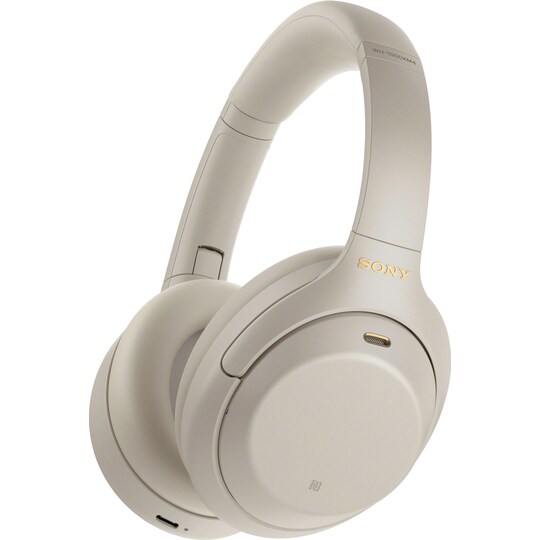 Sony trådløse around-ear høretelefoner WH-1000XM4 (sølv) | Elgiganten