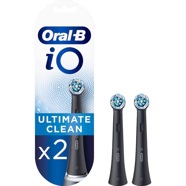 Oral-B iO Ultimate Clean tandbørste refill IOREFILL2BK (sort)