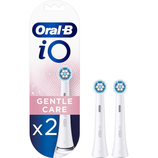 Oral-B iO Gentle Care tandbørste refill IOGENTLECARE2WH (hvid)