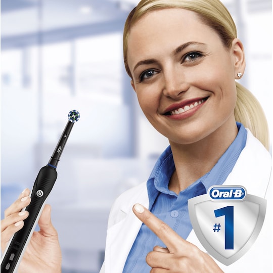 Oral-B Pro 1 750 elektrisk tandbørste gavesæt 319399 (sort) | Elgiganten