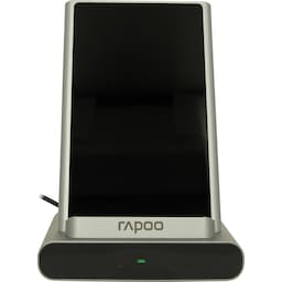 RAPOO Qi trådløs opladerstander XC350 (sort/sølv)
