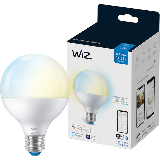 Wiz Light Globe LED-pære 11W E27 871869978633500 | Elgiganten