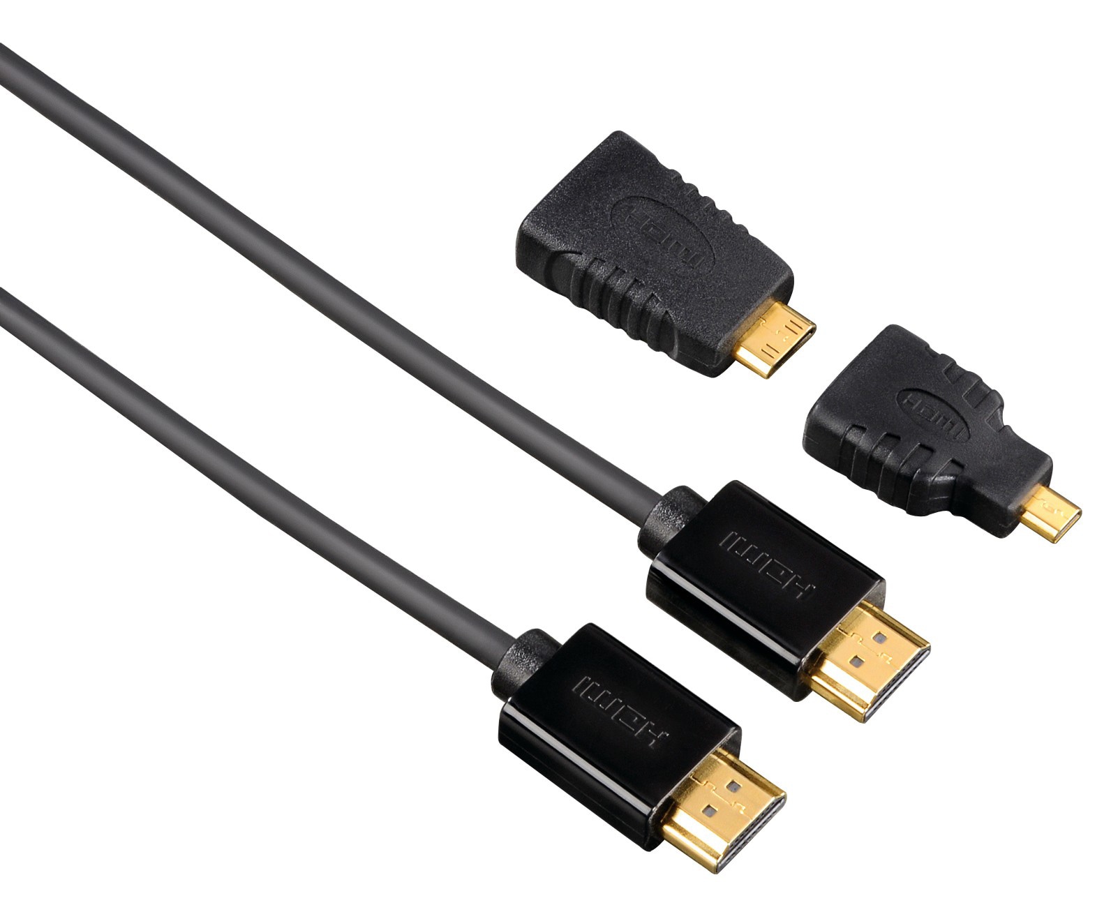 Hama kabel (1,5 + 2 HDMI-adaptere Elgiganten