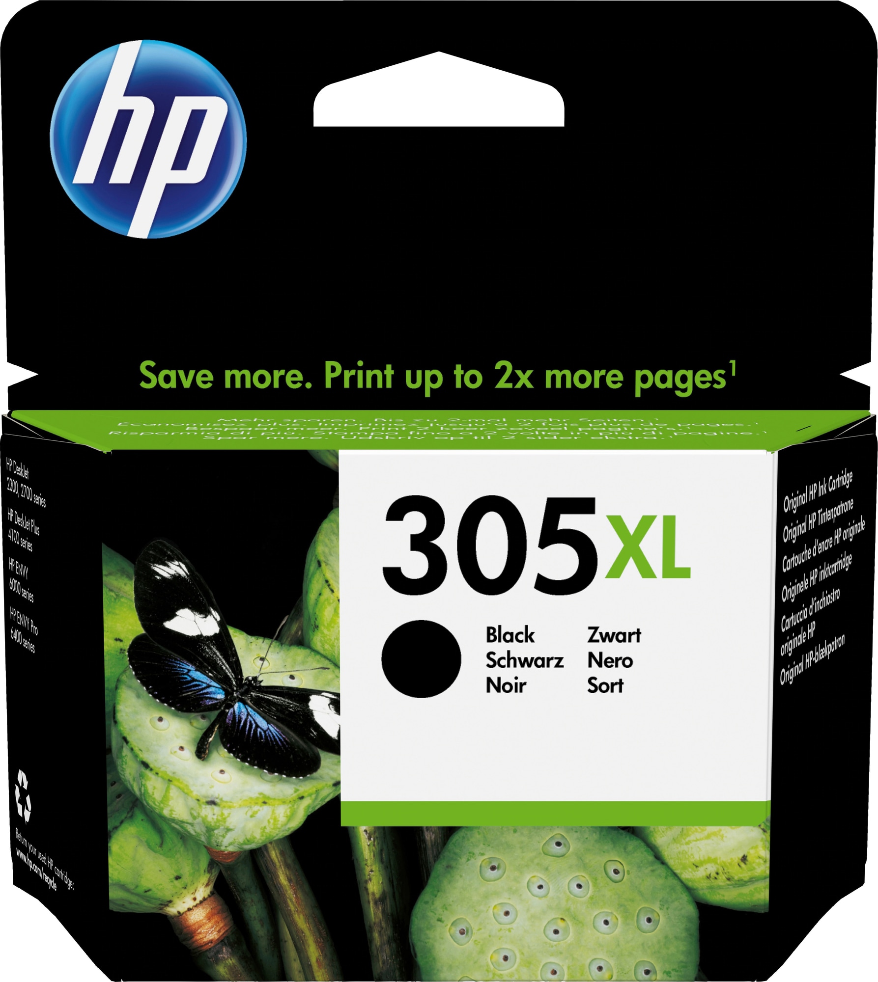 HP 305 XL sort blækpatron | Elgiganten