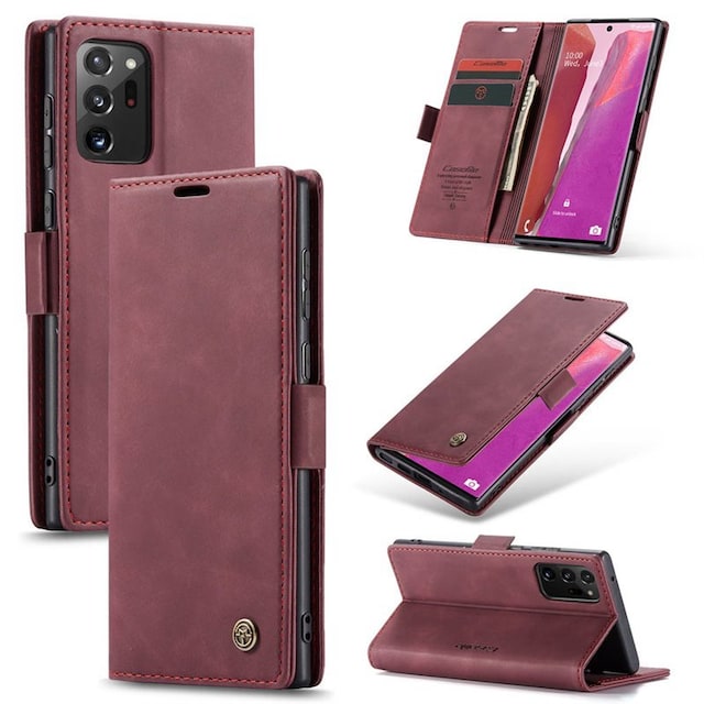 CaseMe Smart FlipCase Samsung Galaxy Note 20 Ultra  - bordeaux