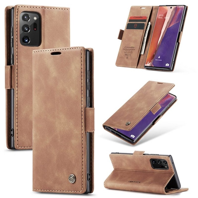 CaseMe Smart FlipCase Samsung Galaxy Note 20 Ultra  - brun