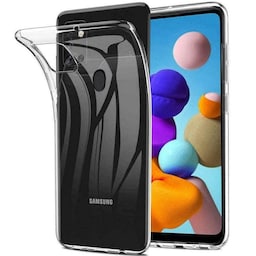 Silikone cover gennemsigtig Samsung Galaxy A21s (SM-A217F)