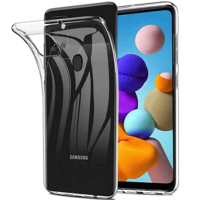 Silikone cover gennemsigtig Samsung Galaxy A21s (SM-A217F)
