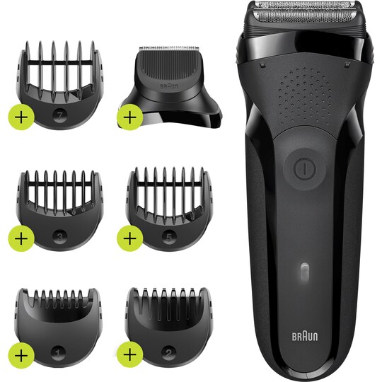 Braun Series Shave&Style elektrisk barbermaskine og trimmer 300BT | Elgiganten