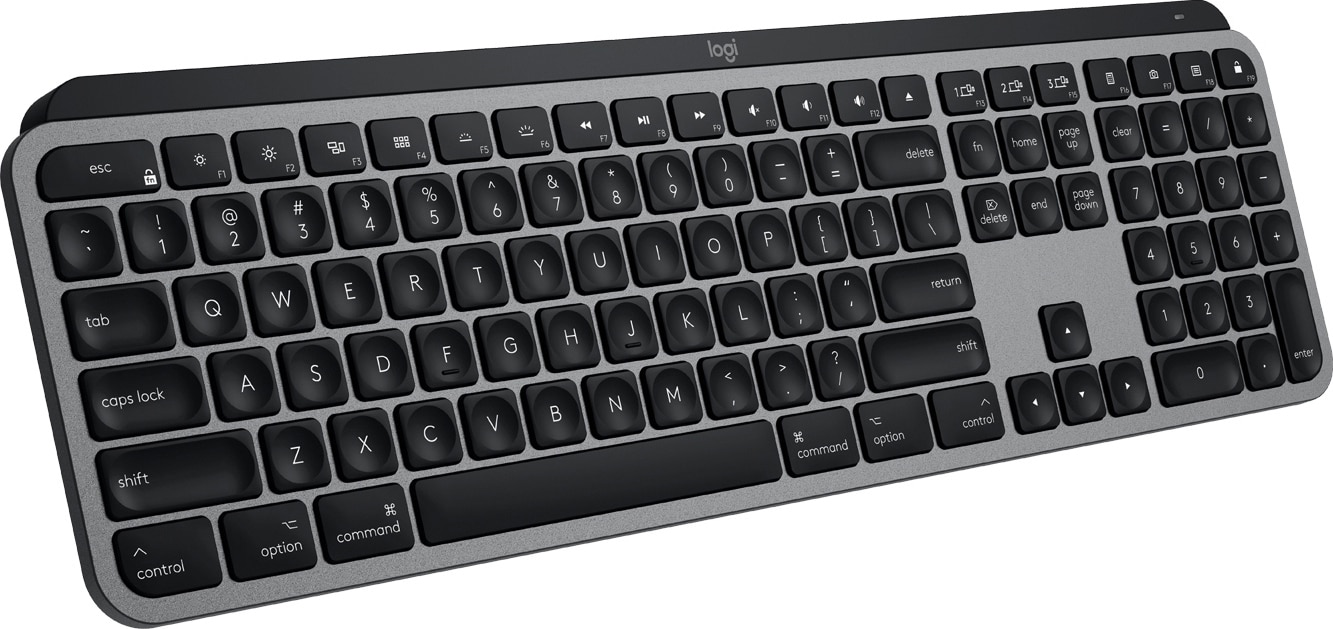 Logitech MX Keys 3 Mac trådløst tastatur (space grey) | Elgiganten