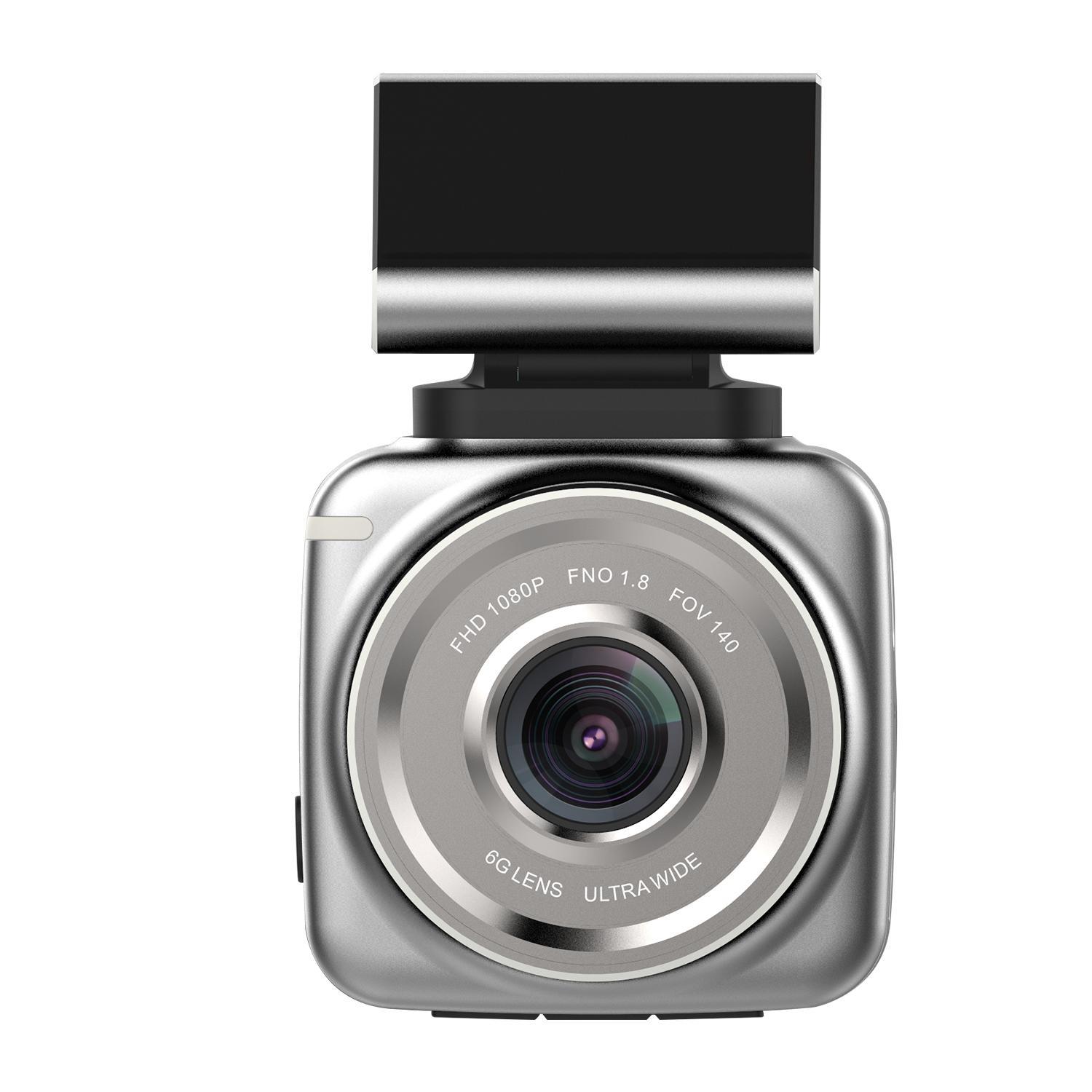Dashcam 1080 HD, bilkamera med bevægelsessensor - grå | Elgiganten