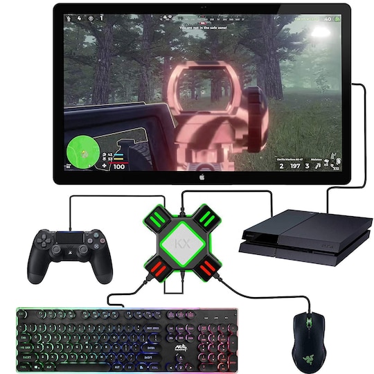 Adapter til mus og tastatur til Switch, Xbox One, PS3/4 | Elgiganten