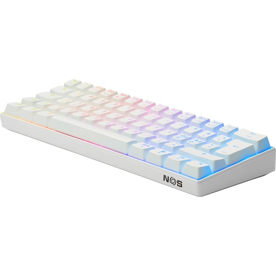 NOS C-450 Mini PRO RGB-tastatur (hvid) | Elgiganten