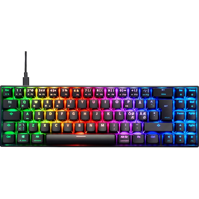 NOS C-650W Compact PRO RGB trådløst gaming-tastatur