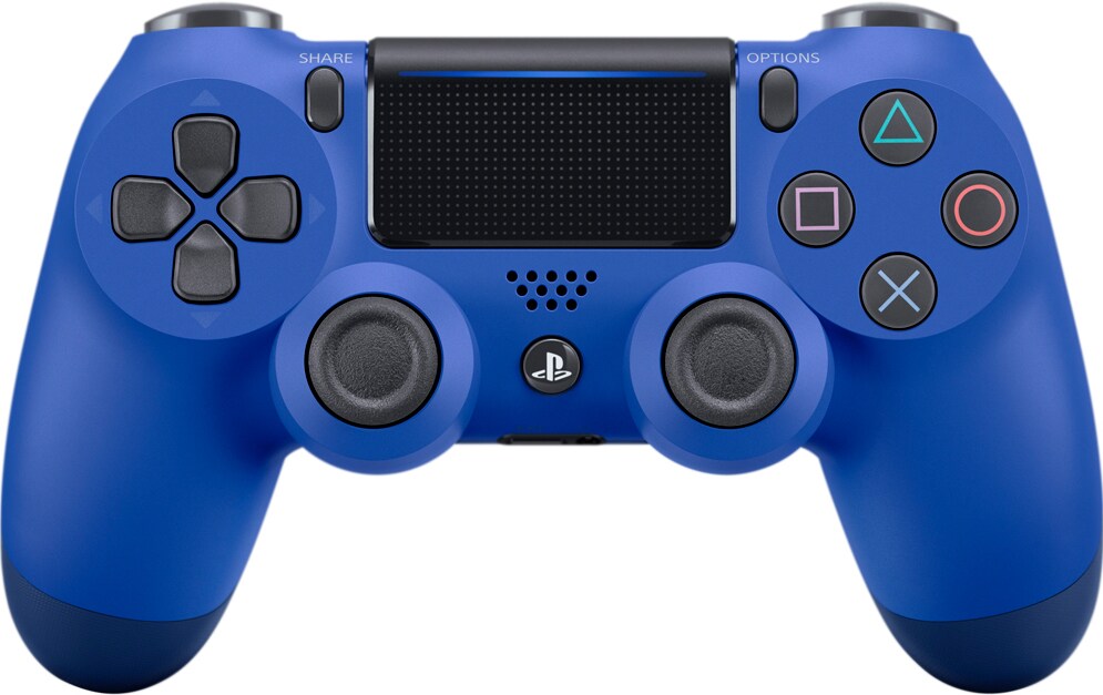 DualShock 4 trådløs controller til PS4 (blå) - Gaming-controllere,  joystick, rat og pedaler - Elgiganten