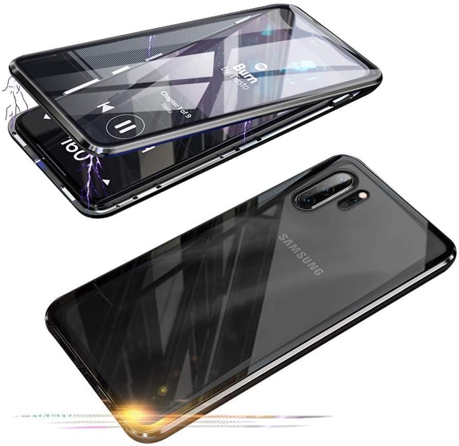 Hærdet glas mobiltelefon taske med beskyttelse af personlige oplysninger Samsung  Galaxy Note 10 Plus - sort | Elgiganten