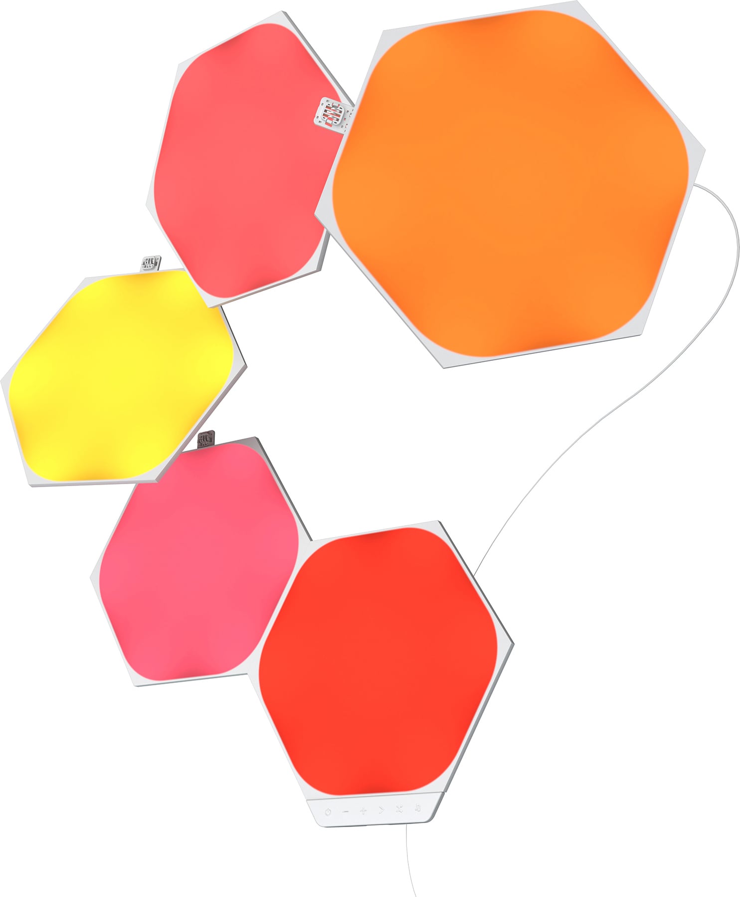 Nanoleaf Shapes Hexagons Starter sæt (5-pak) med PrisMatch
