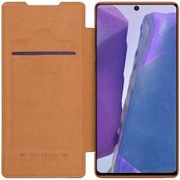 Nillkin Qin FlipCover Samsung Galaxy Note 20  - brun