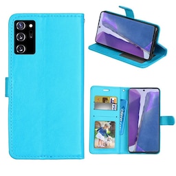 Wallet cover 3-kort Samsung Galaxy Note 20 Ultra  - Lyseblå