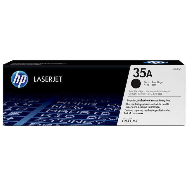 HP toner 35A Sort