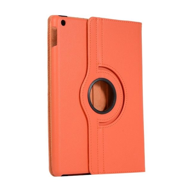 Apple iPad 10.2 2021/2020/2019 Litchi Teksturtaske - Orange