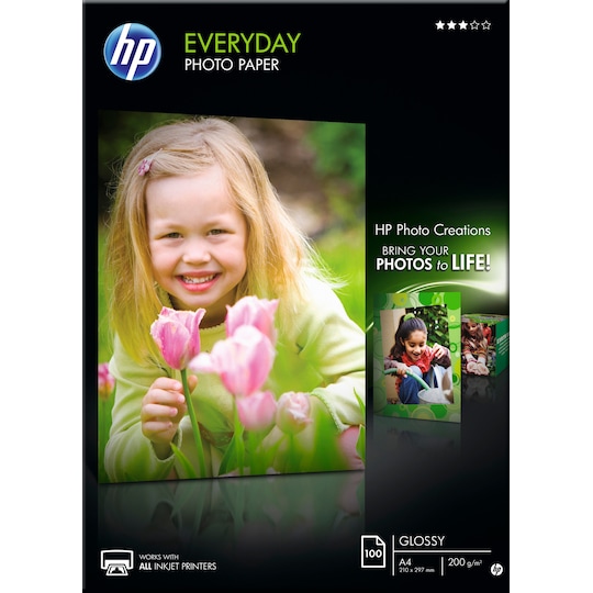 HP fotopapir glossy A4 | Elgiganten