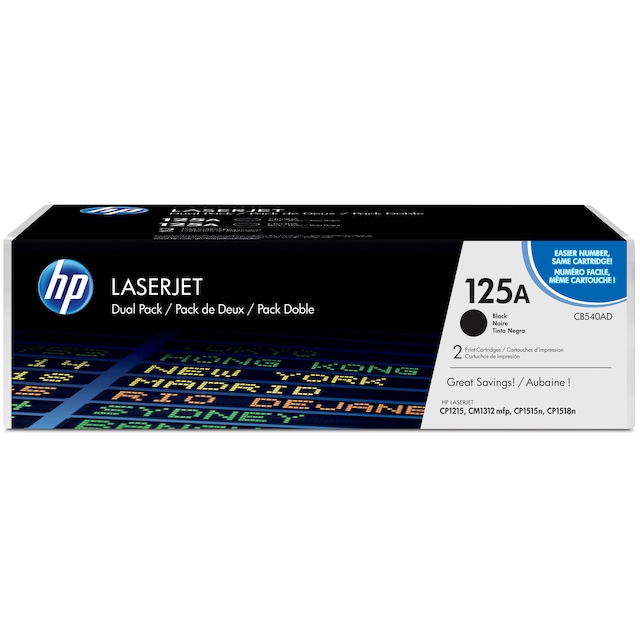 HP toner 125A Sort